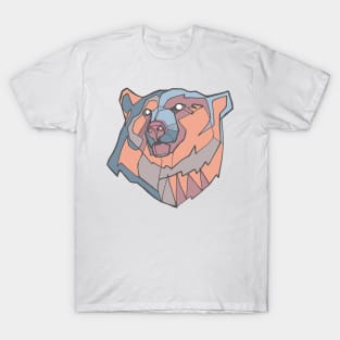 Hand drawn bear head vector illustration T-Shirt